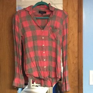 Pink and gray long sleeve